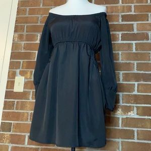 Off shoulder black dress size small